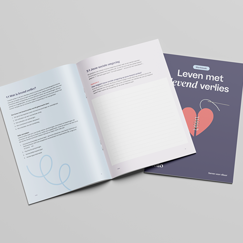 Mock up werkboek levend verlies