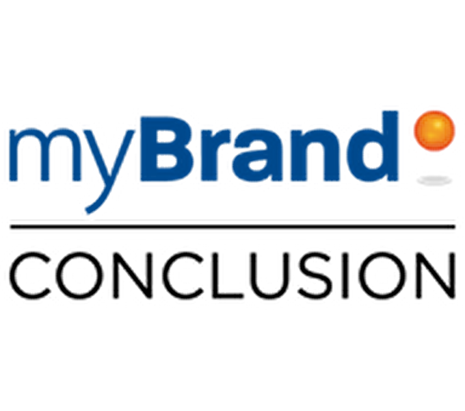 Logo myBrand/conclusion