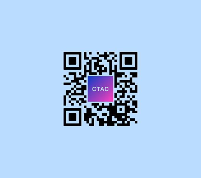 QR code whatsappen met Fenna voor CTAC